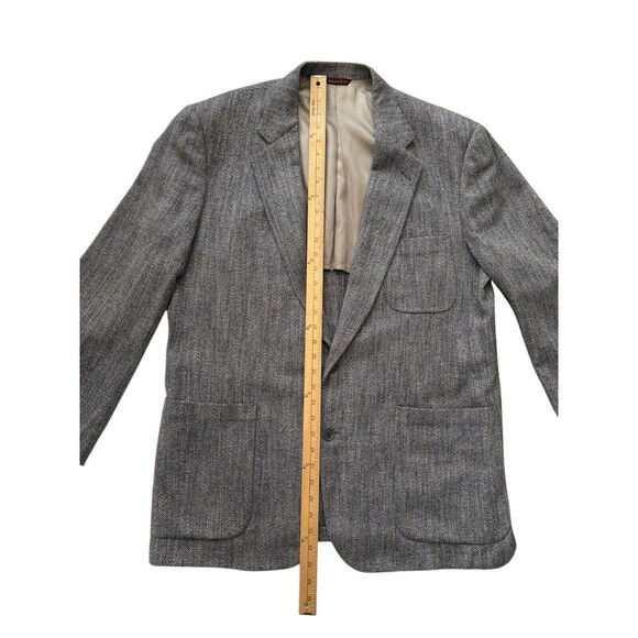 Joseph and Feiss Dillard's Sports Coat Men’s 48 Regular Gray Tweed Blazer USA - Picture 3 of 15